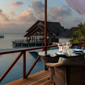 Anantara Dhigu Maldives Resort Maldives Honeymoon Packages Aqua Dining By Design
