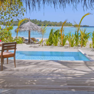 Anantara Dhigu Maldives Resort Maldives Honeymoon Packages Sunrise Beach Pool Villa1