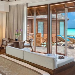 Anantara Dhigu Maldives Resort Maldives Honeymoon Packages Sunrise Over Water Suite5