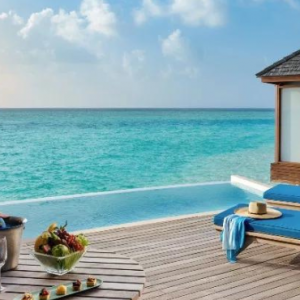 Anantara Dhigu Maldives Resort Maldives Honeymoon Packages Sunset Over Water Pool Suite6