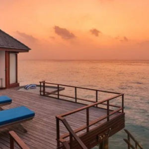 Anantara Dhigu Maldives Resort Maldives Honeymoon Packages Sunset Over Water Suite
