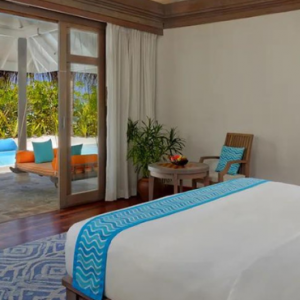 Anantara Dhigu Maldives Resort Maldives Honeymoon Packages Two Bedroom Family Beach Pool Villa3
