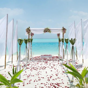 Anantara Dhigu Maldives Resort Maldives Honeymoon Packages Wedding Beach Setup