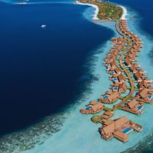 Waldorf Astoria Maldives Ithaafushi Maldives Honeymoon Packages Aerial View