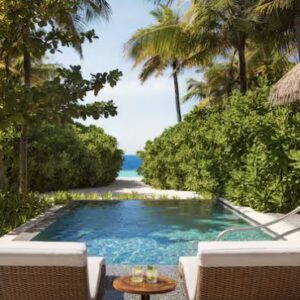 Waldorf Astoria Maldives Ithaafushi Maldives Honeymoon Packages Three Bedroom Grand Beach Villa With Pool 3