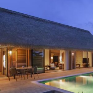 Waldorf Astoria Maldives Ithaafushi Maldives Honeymoon Packages Two Queen Bedded Beach Villa With Pool