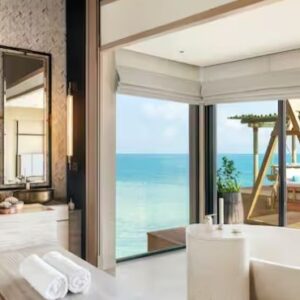 Waldorf Astoria Maldives Ithaafushi Maldives Honeymoon Packages Two Queen Bedded Grand Overwater Villa With Pool 3