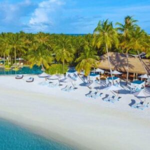 Waldorf Astoria Maldives Ithaafushi Maldives Honeymoon Packages Aerial View9