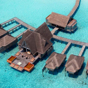 Anantara Kihavah Maldives Villas Maldives Honeymoon Packages Spa Exterior Aerial View1