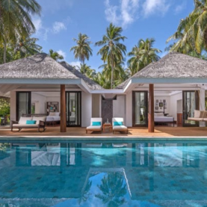 Anantara Kihavah Maldives Villas Maldives Honeymoon Packages Two Bedroom Family Beach Pool Villa