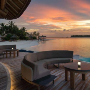 Banyan Tree Vabbinfaru Maldives Honeymoon Packages Aerial View Seating Area