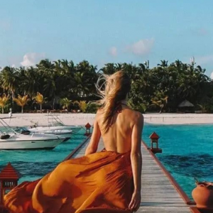 Banyan Tree Vabbinfaru Maldives Honeymoon Packages Sunset At Jetty