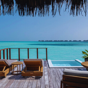 Conrad Maldives Rangali Island Maldives Honeymoon Packages Sunrise Water Villa 1