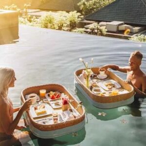 Umana Bali, LXR Hotels & Resorts Bali Honeymoon Packages Floating Breakfast