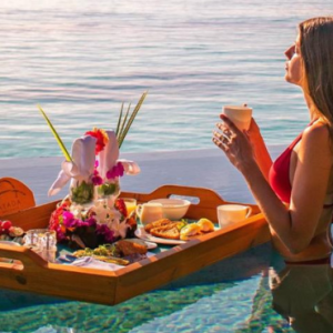 Ayada Maldives Maldives Honeymoon Packages Overwater Villa Floating Breakfast