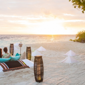 Dusit Thani Maldives Maldives Honeymoon Packages Private Beach Dining