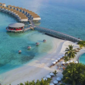 Centara Ras Fushi Resort & Spa Maldives Maldives Honeymoon Packages Aerial View1