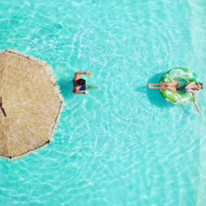 Centara Ras Fushi Resort & Spa Maldives Maldives Honeymoon Packages Pool Aerial View