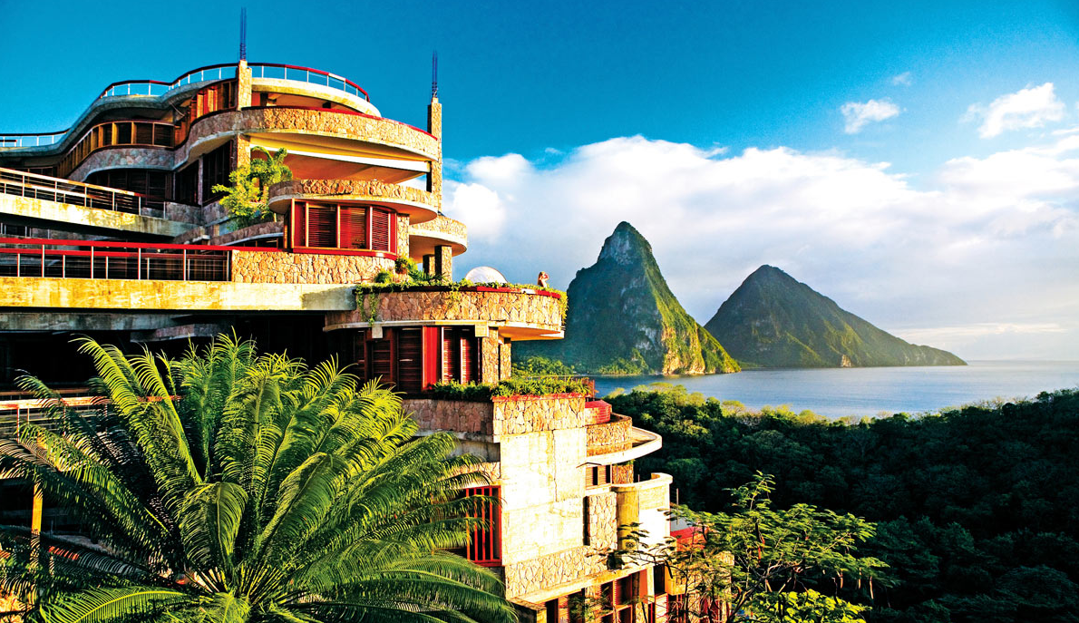 6 reasons to honeymoon at Jade Mountain St Lucia - pitons