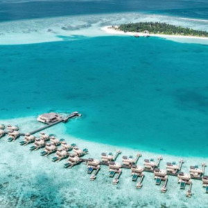 Angsana Velavaru Maldives Honeymoon Packages Aerial View