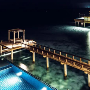 Angsana Velavaru Maldives Honeymoon Packages Inocean Pool Villa Night