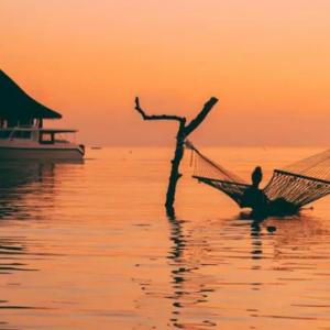 Angsana Velavaru Maldives Honeymoon Packages Sunset At The Hammock