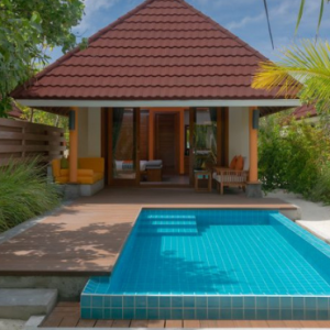 Dhigufaru Island Resort Maldives Honeymoon Packages Beach Veli Pool Villa