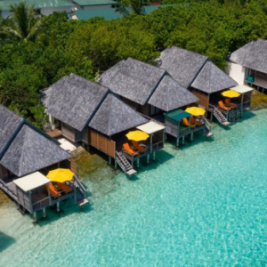 Dhigufaru Island Resort Maldives Honeymoon Packages Semi Water Villas