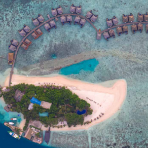 Adaaran Prestige Vadoo Luxury Maldives Honeymoon Packages Aerial View