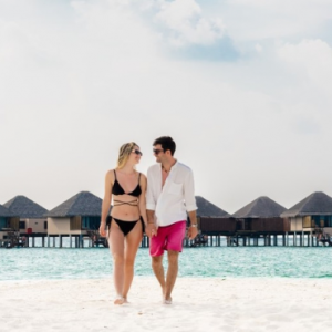 Adaaran Prestige Vadoo Luxury Maldives Honeymoon Packages Couple By Overwater Villas