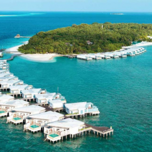 Amilla Fushi Maldives Honeymoon Packages Aerial View1