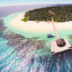 Aerial View Outrigger Konotta Maldives Resort Maldives Honeymoons