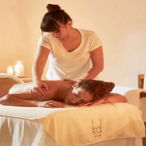 Cliff Side Suites Santorini - Luxury Greece Honeymoon Packages - spa massage
