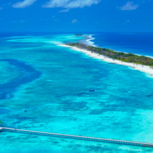 Atmosphere Kanifushi Maldives Honeymoon Packages Aerial View1