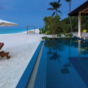 Atmosphere Kanifushi Maldives Honeymoon Packages Sunset Beach Villa With Pool