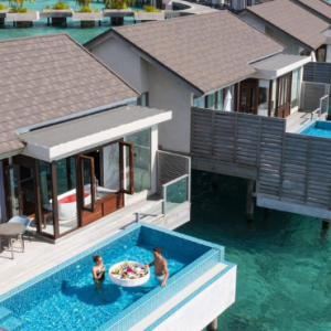 Atmosphere Kanifushi Maldives Honeymoon Packages Sunset Water Villa With Pool