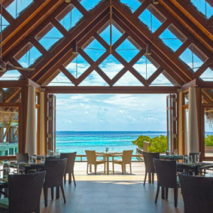Baros Maldives Maldives Honeymoon Packages Beachside Dining3