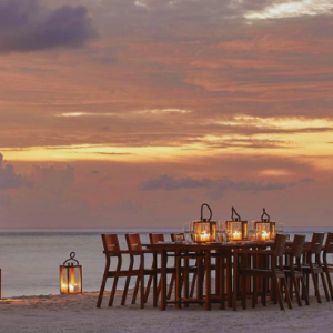 COMO Cocoa Island Maldives Honeymoon Packages Private Dining1