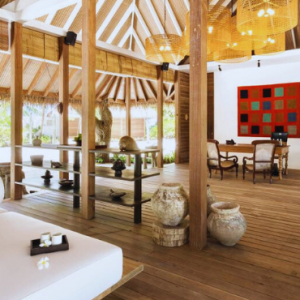 COMO Cocoa Island Maldives Honeymoon Packages Spa Reception