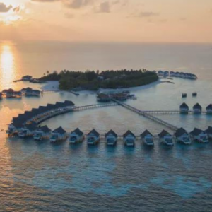 Centara Grand Island Resort And Spa Maldives Maldives Honeymoon Packages Aerial View3