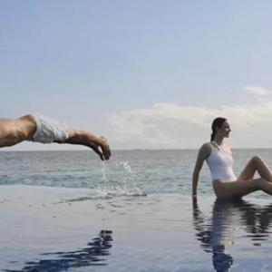 Centara Grand Island Resort And Spa Maldives Maldives Honeymoon Packages Couple By Villa Pool