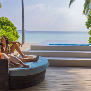 Emerald Faarufushi Resort & Spa Maldives Honeymoon Packages Beach Villas With Pool2