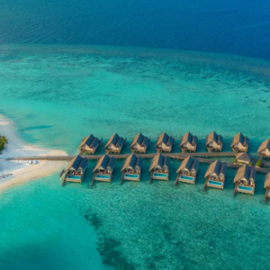 Emerald Faarufushi Resort & Spa Maldives Honeymoon Packages Aerial View