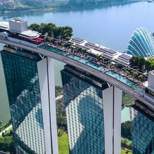 Marina Bay Sands - Luxury Singapore Honeymoon Packages - aerial view