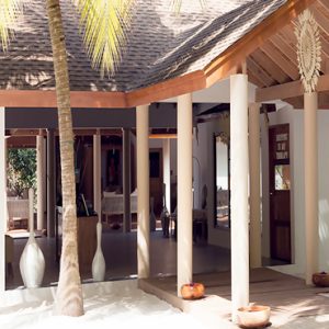 Maldives Honeymoon Packages Reethi Faru Resort Coconut Spa Entrance