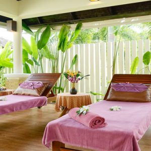 Thailand Honeymoon Packages Bhu Nga Thani Resort And Spa Couple Spa Deck