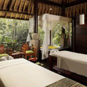 Maya Ubud Resort & Spa Bali Honeymoon Packages Couple Spa Treatment Room