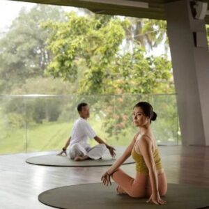 Maya Ubud Resort & Spa Bali Honeymoon Packages Yoga Pavilion