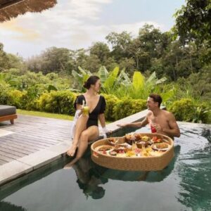 Maya Ubud Resort & Spa Bali Honeymoon Packages Floating Journey2