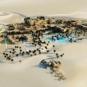 Abu Dubai Honeymoon Packages Jumeirah Al Wathba Aerial View